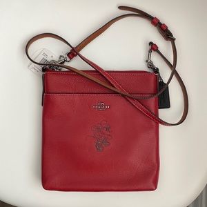 Disney X Coach Kitt Messenger Crossbody With Disney Motif